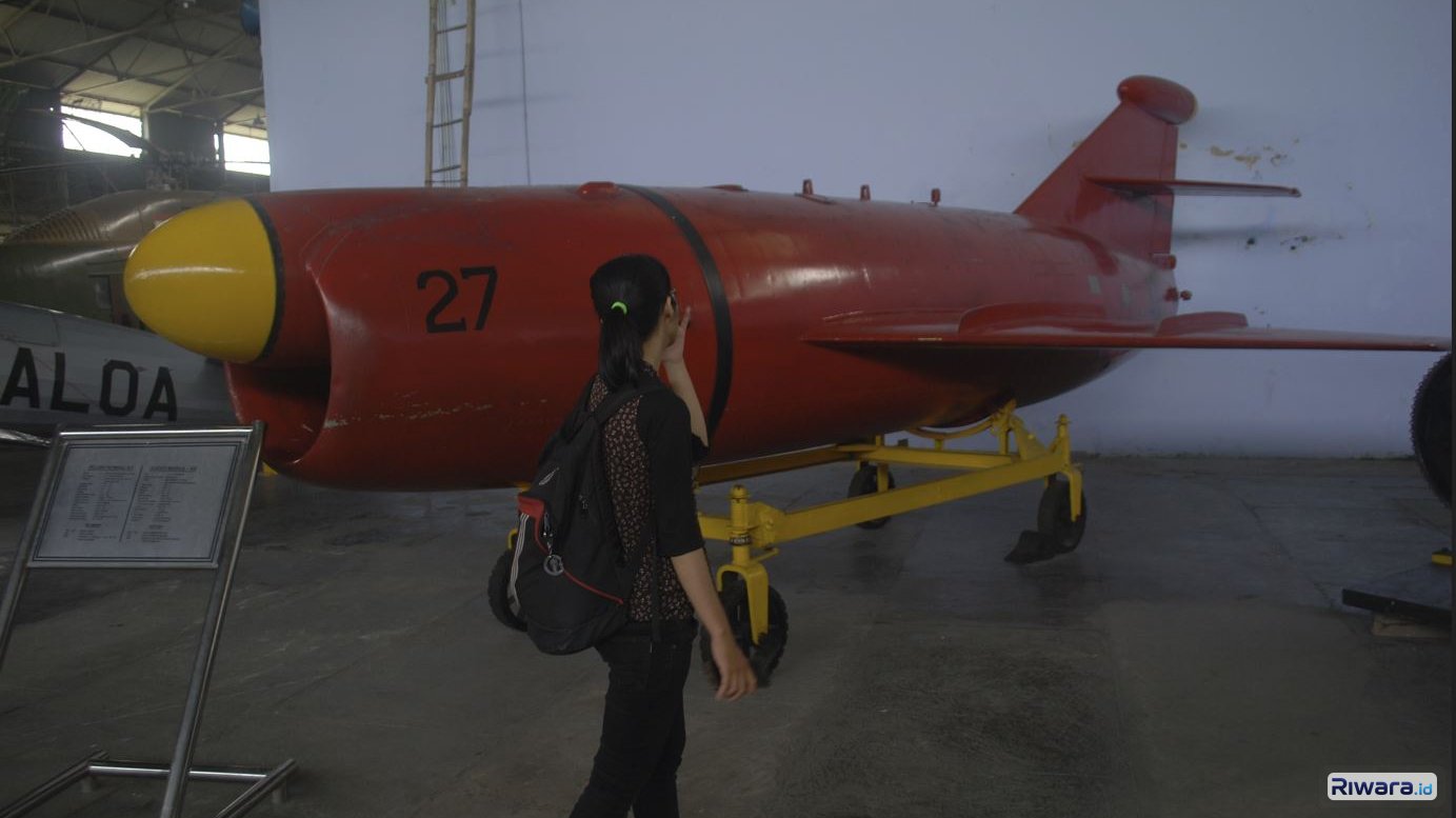 Rudal KS-1 Komet terpajang di Museum Digantara Mandala Yogyakarta